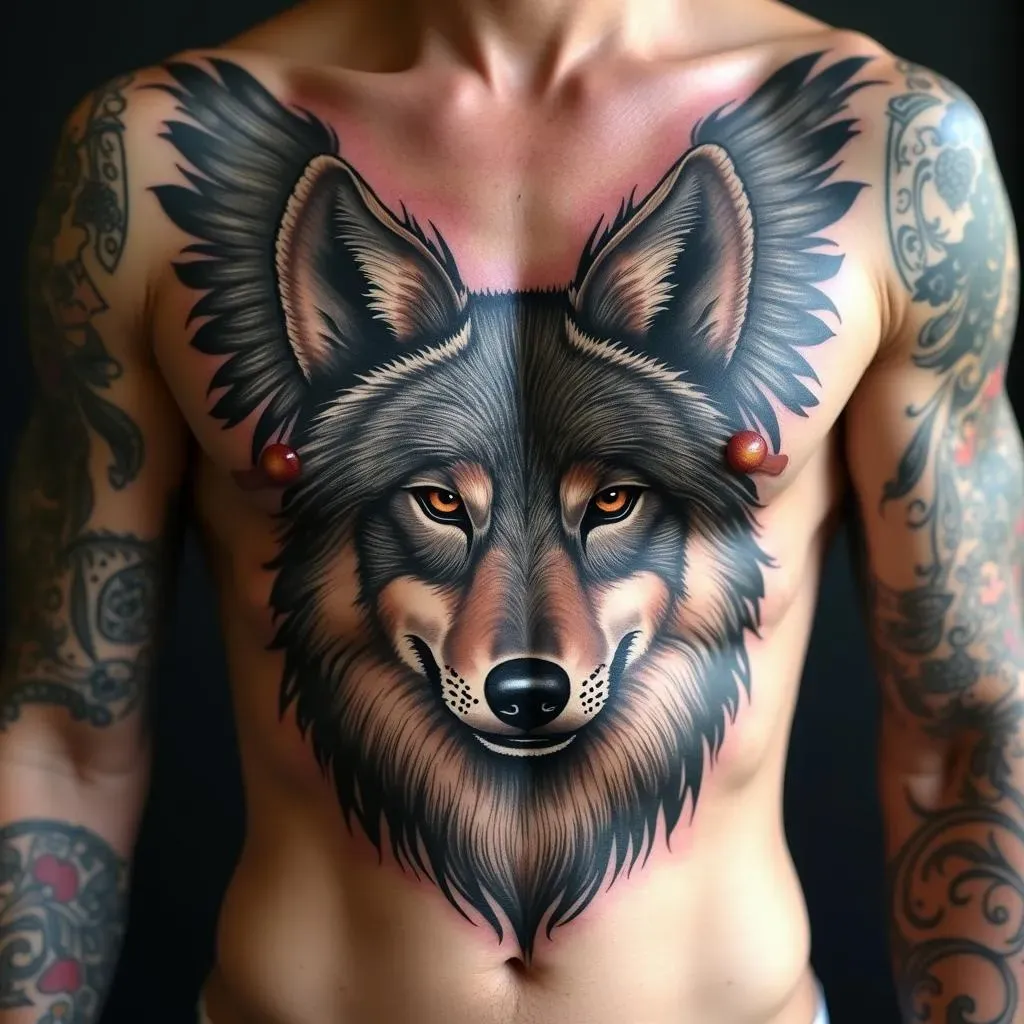 Size Matters: Small, Medium, and Large Animal Chest Tattoos