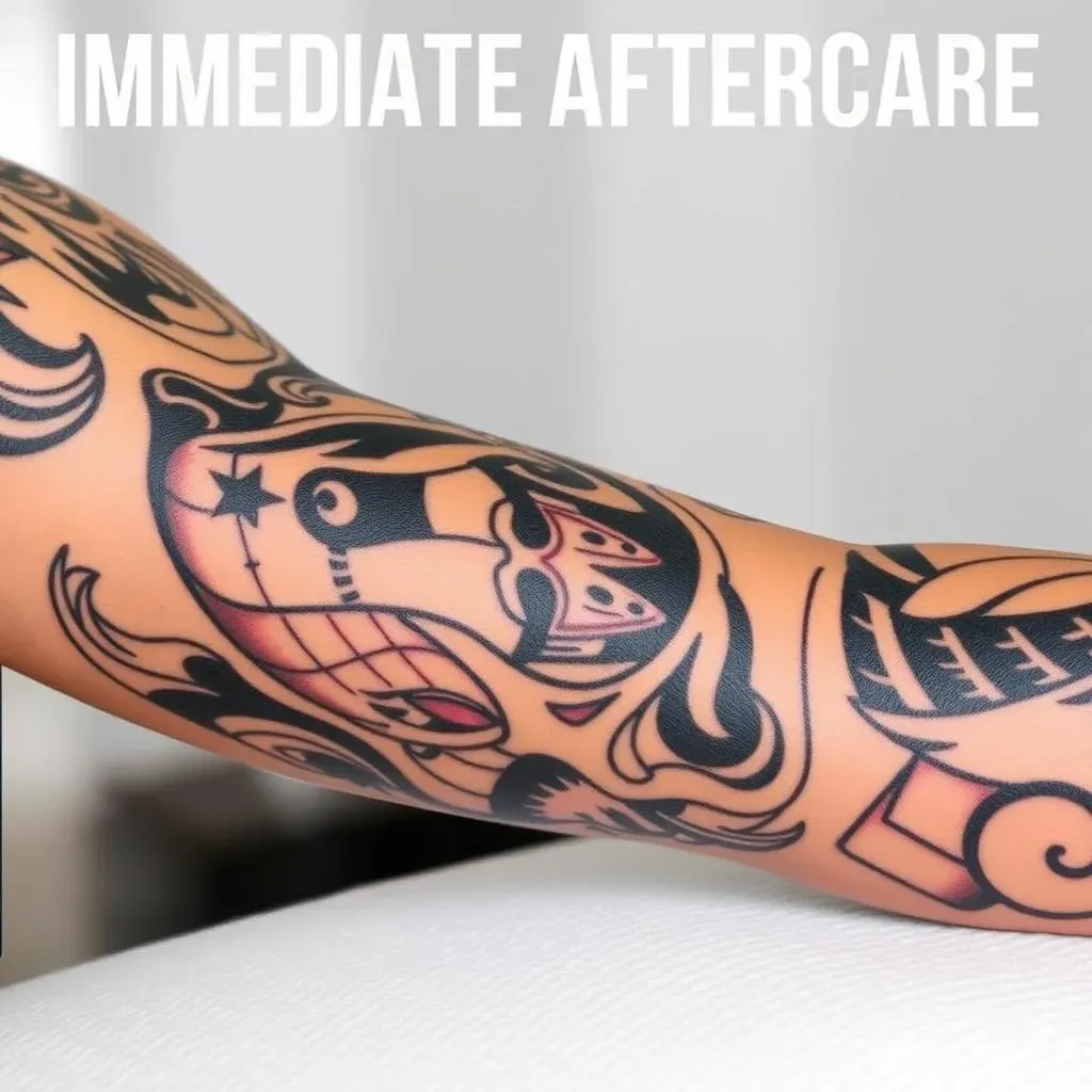 Sleeve Tattoo Aftercare and Maintenance for Men