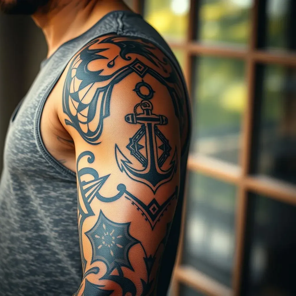 Sleeve Tattoo Ideas for Men's Upper Arms: Styles and Trends