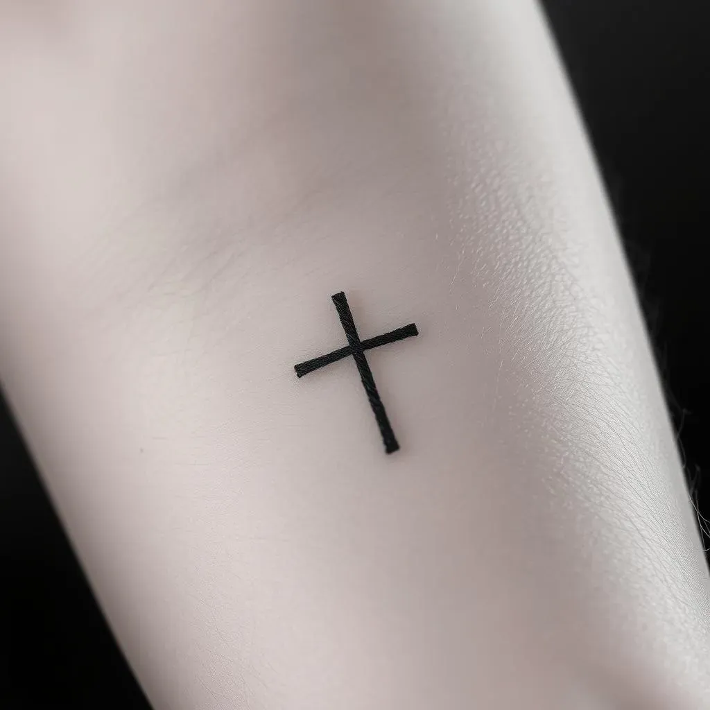 Ultimate Guide: Small Cross Tattoos for Men