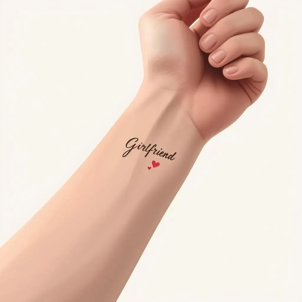 Small Tattoo Ideas for Men with Girlfriend's Name: Placement & Style