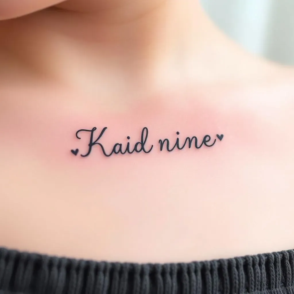 Ultimate Small Tattoo Ideas for Men with Kids' Names