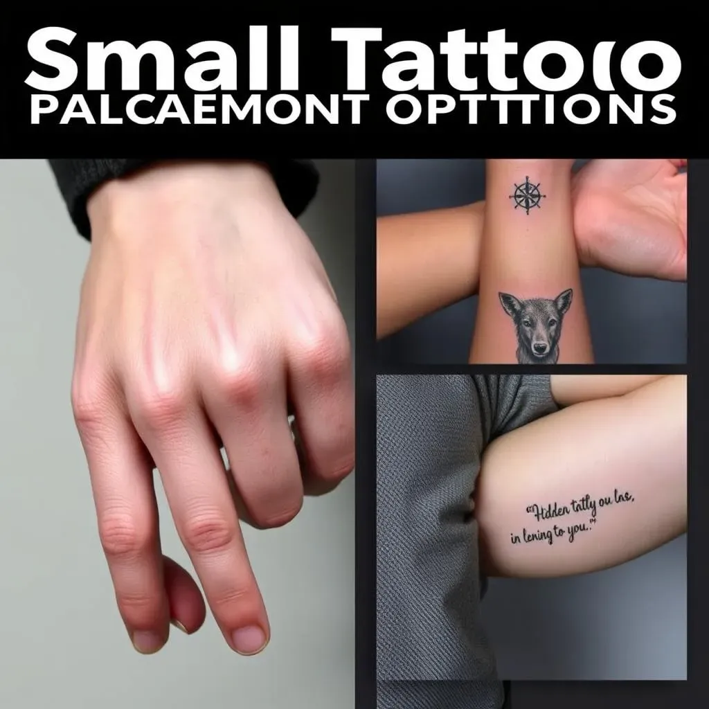 Small Tattoo Placement Guide for Men: Finding the Perfect Spot