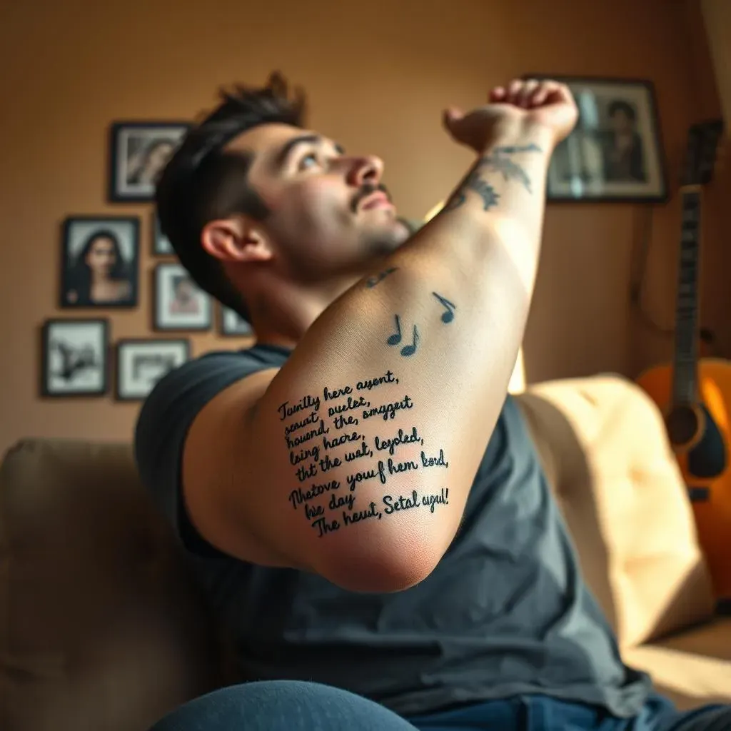 Song Lyric Tattoo Placement for Men: Where to Ink Your Favorite Lyrics