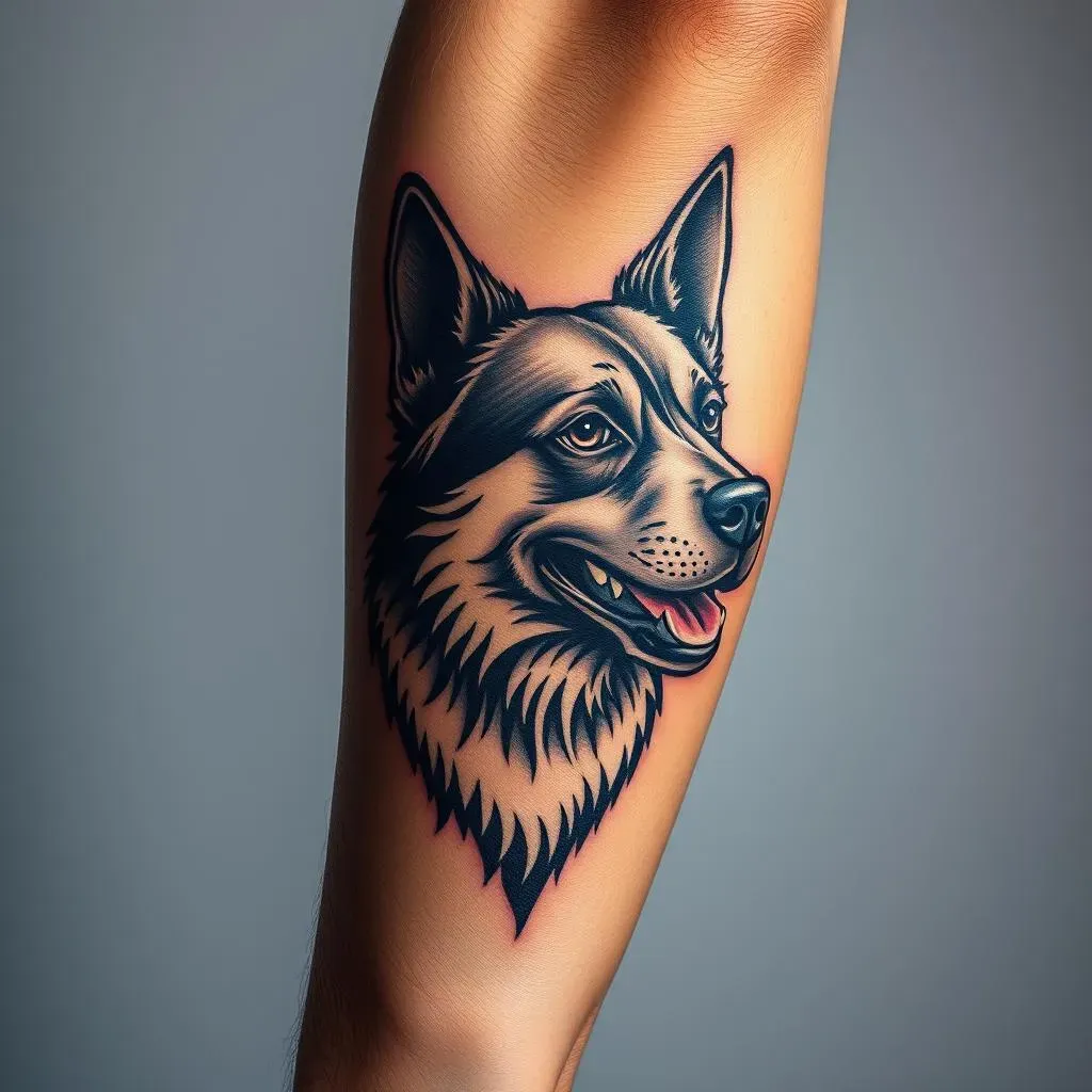 Stylish Dog Tattoo Placement Ideas for Men