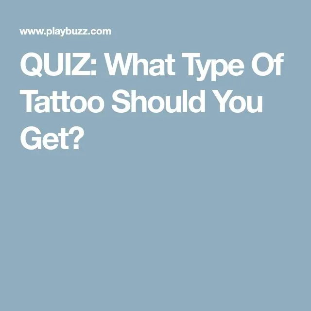 Tattoo Design Quiz: Unlock Your Ideal Style Now
