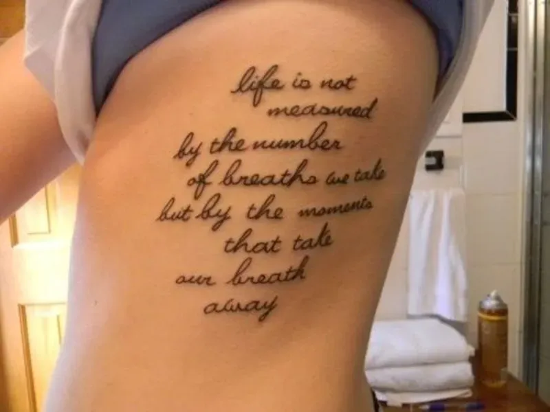 Meaningful tattoo designs quotes on life ideas 2025