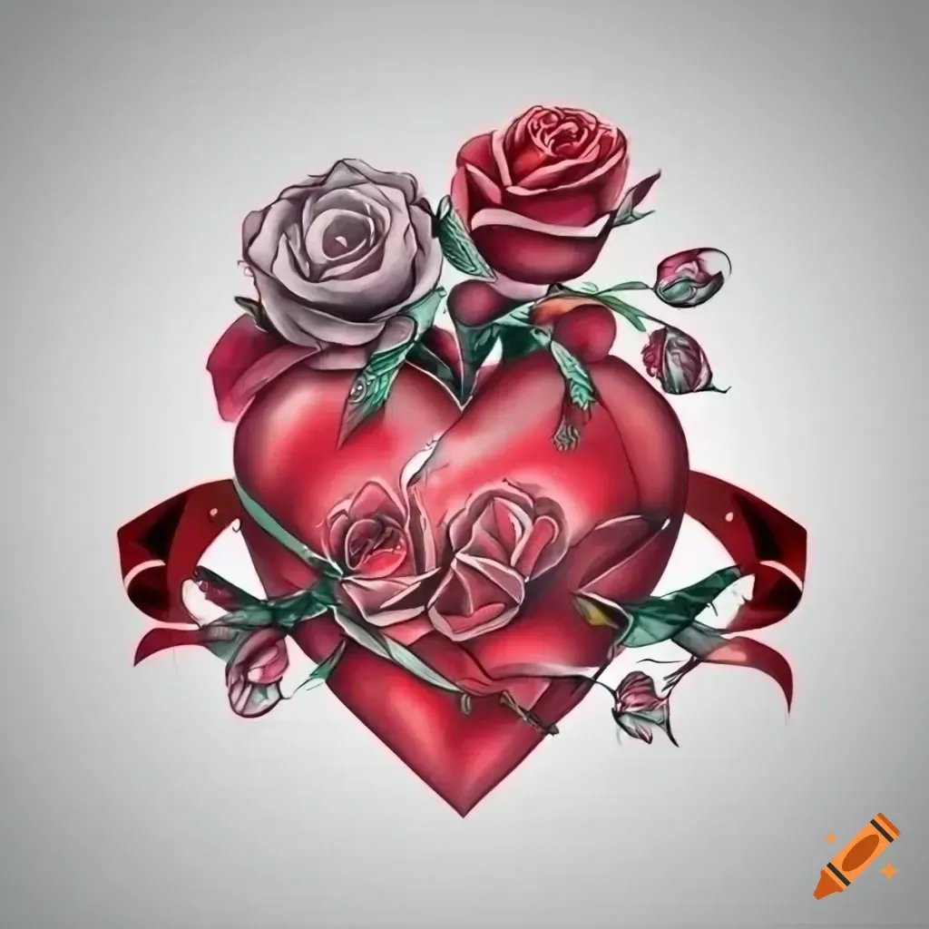 Find Your Perfect tattoo designs roses and hearts