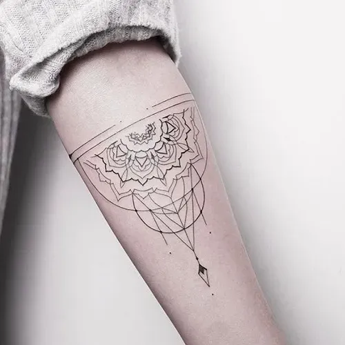 The Appeal of Line Work Tattoo Designs