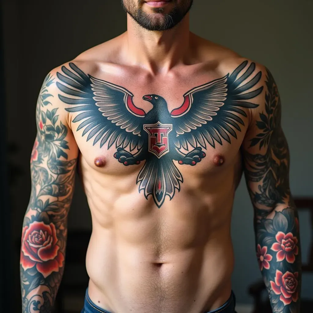 The Art of Color Chest Tattoos for Men: Styles and Techniques