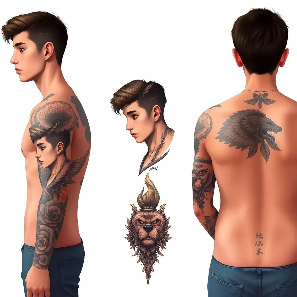 The Canvas: Back Tattoo Placement and Size Considerations