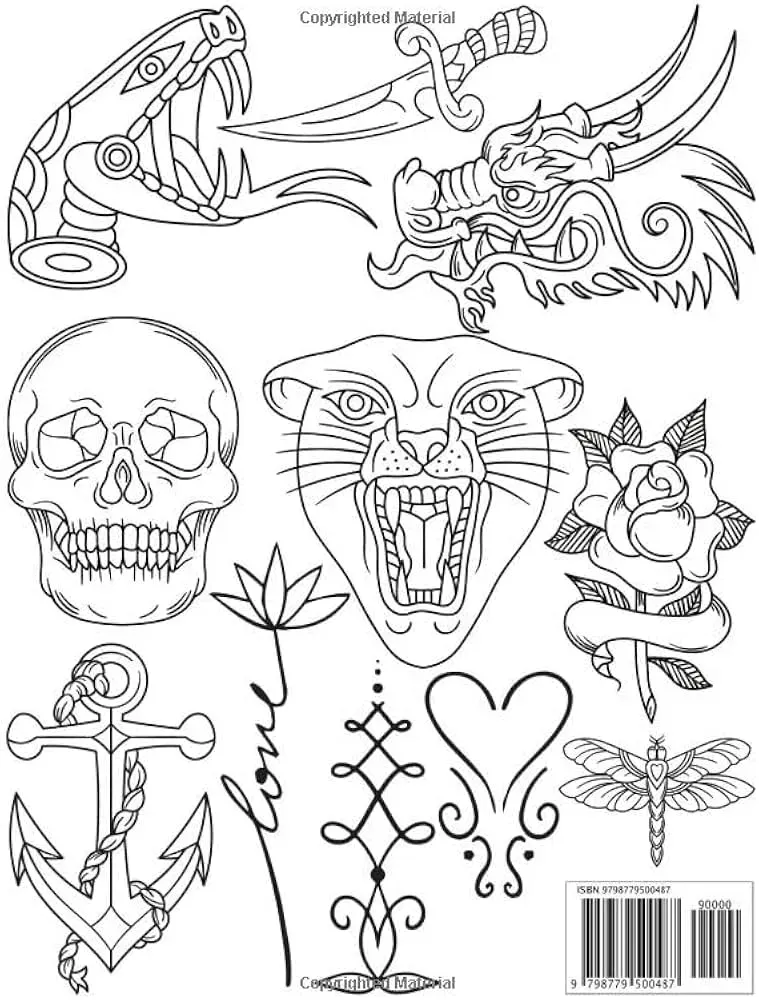 The Enduring Appeal of Black and White Tattoo Designs