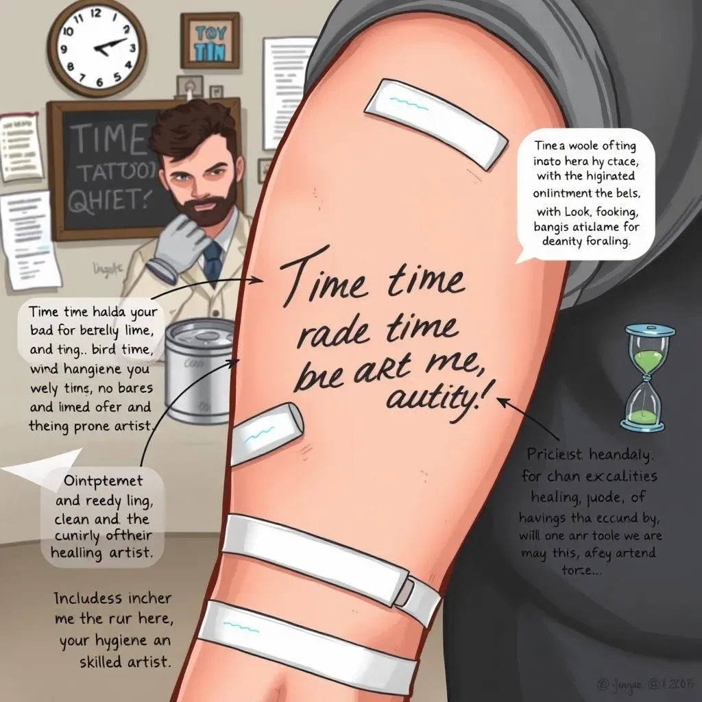 Time Quote Tattoos for Men:  Care, Aftercare, and Finding the Right Artist