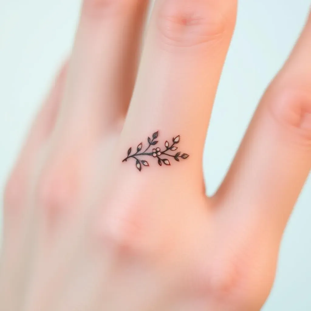 Tiny Treasures: Delicate Finger Tattoo Designs for Girls