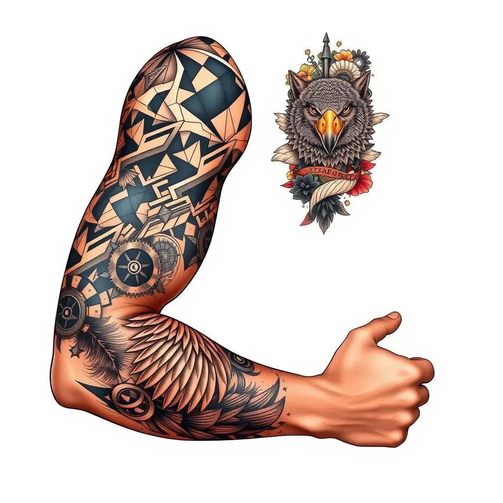 Top Quarter Sleeve Tattoo Ideas for Men: Styles & Designs