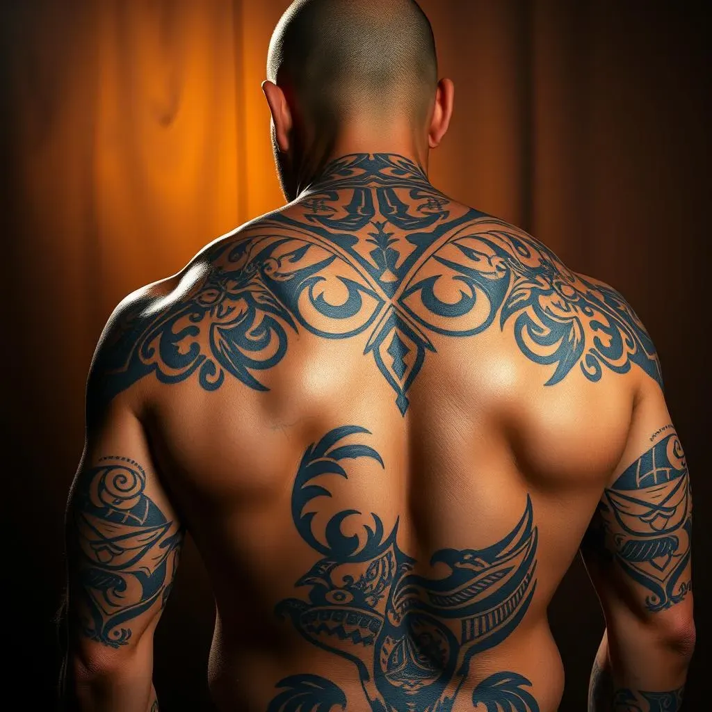 Ultimate Tribal Back Tattoos for Men