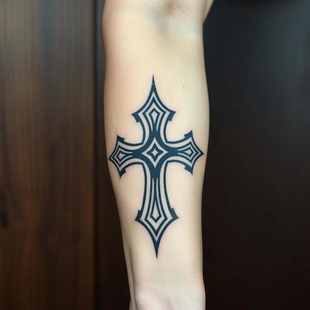 Powerful Tribal Cross Tattoos for Men: Designs &amp; Ideas