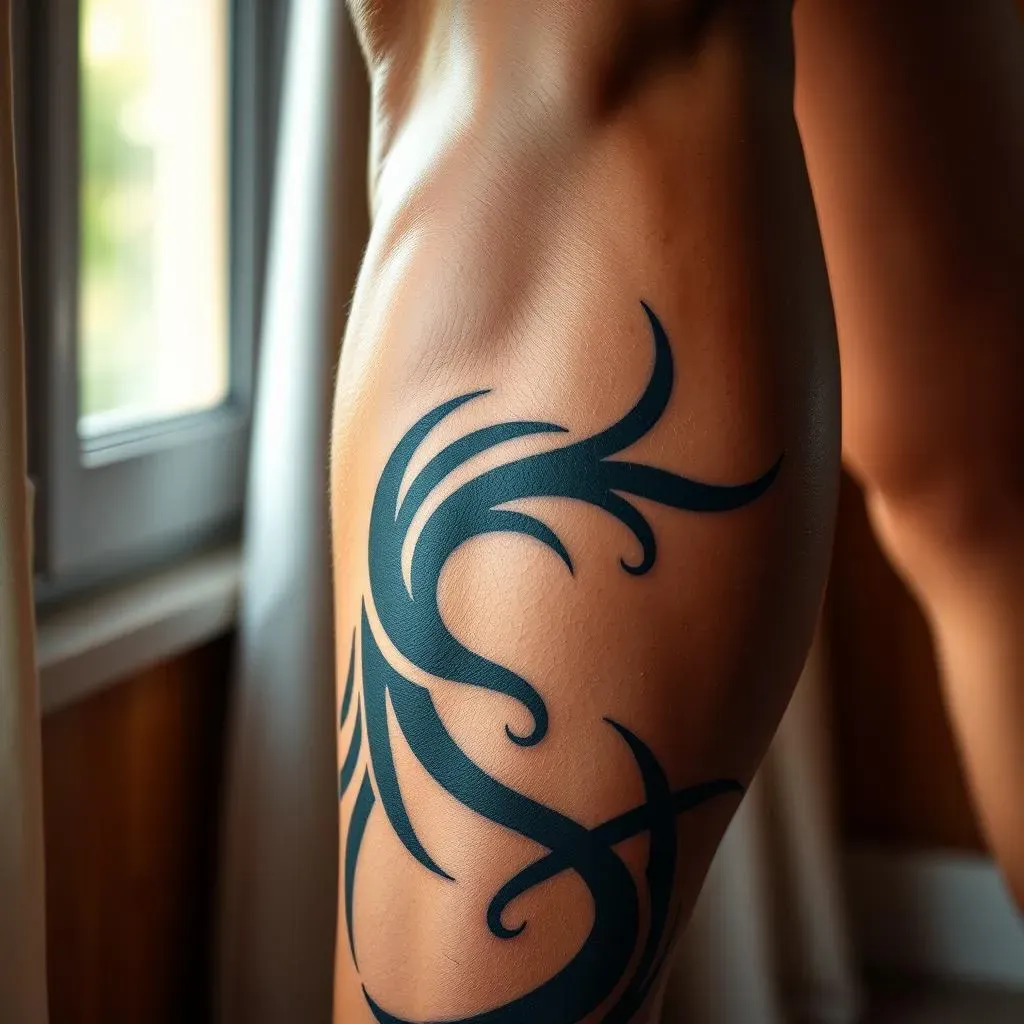 Ultimate Tribal Leg Tattoos for Men