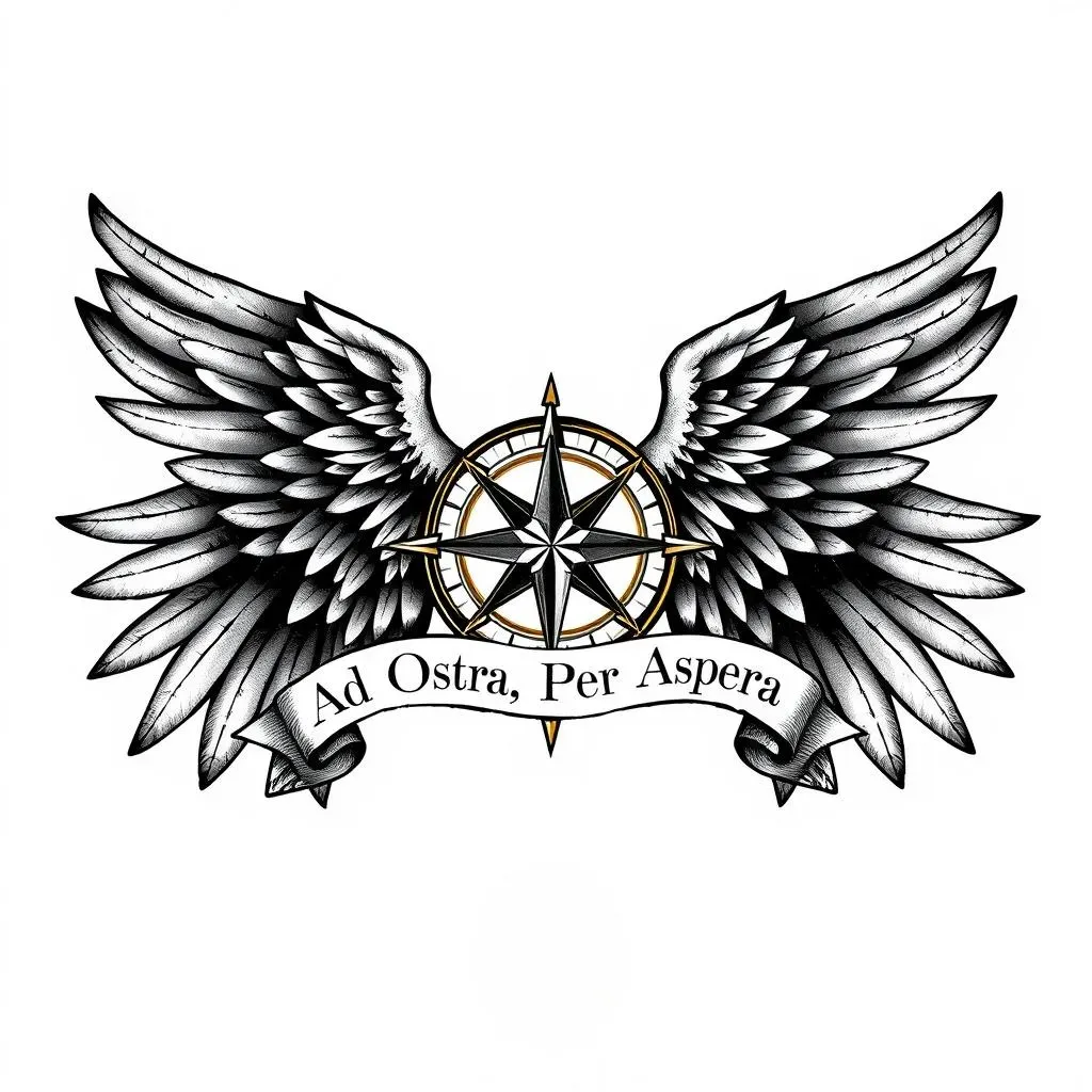 Unique Eagle Wings Tattoo Designs: Incorporating Other Elements