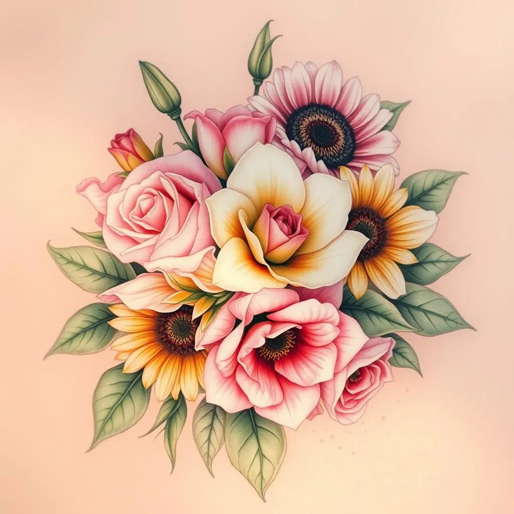 Watercolor Florals: Blooming Hot Tattoo Designs for Women