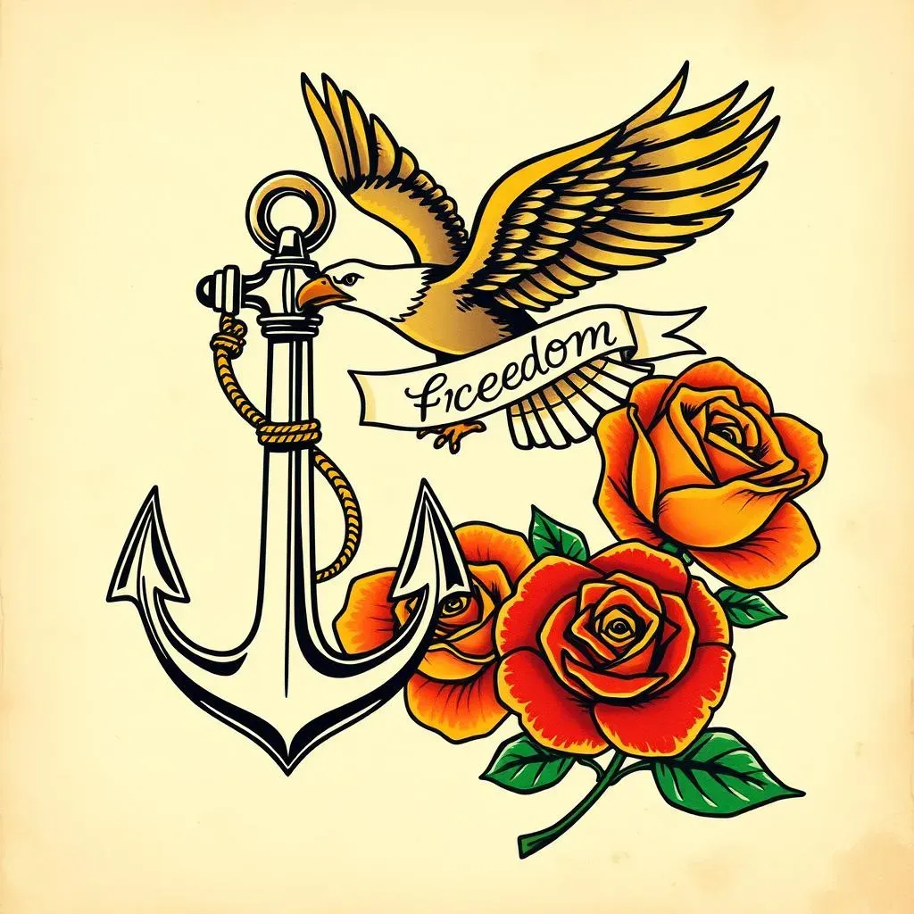 What Makes American Traditional Tattoo Designs So Iconic?