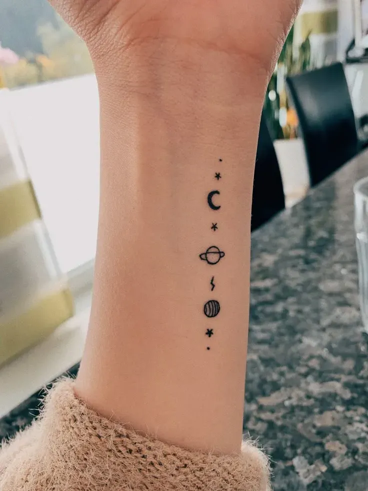 Where to Place Your Cosmos: Best Spots for Universe Tattoo Designs