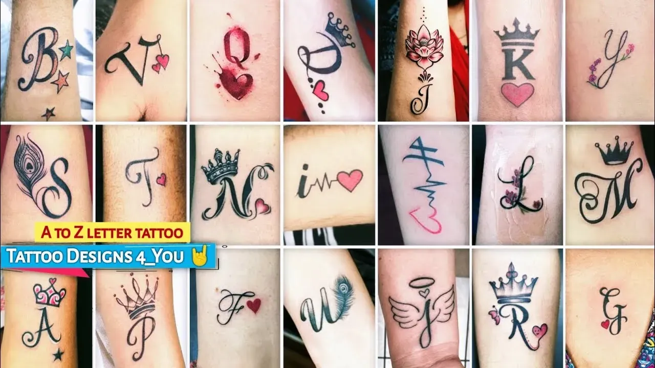 Where to Put Your Letter Tattoo?