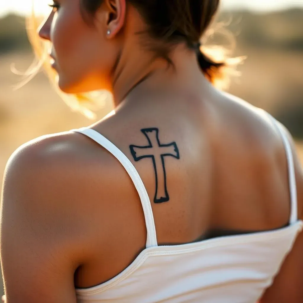 Why Choose a Shoulder for Cross Tattoos?