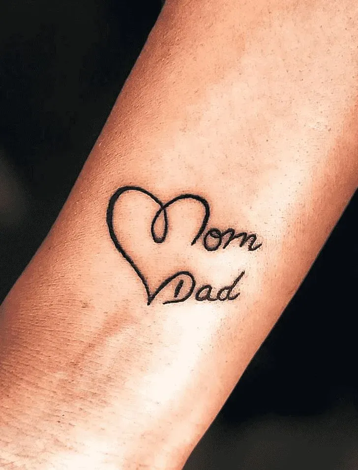 Why Mom Dad Tattoo Designs Hold Deep Meaning