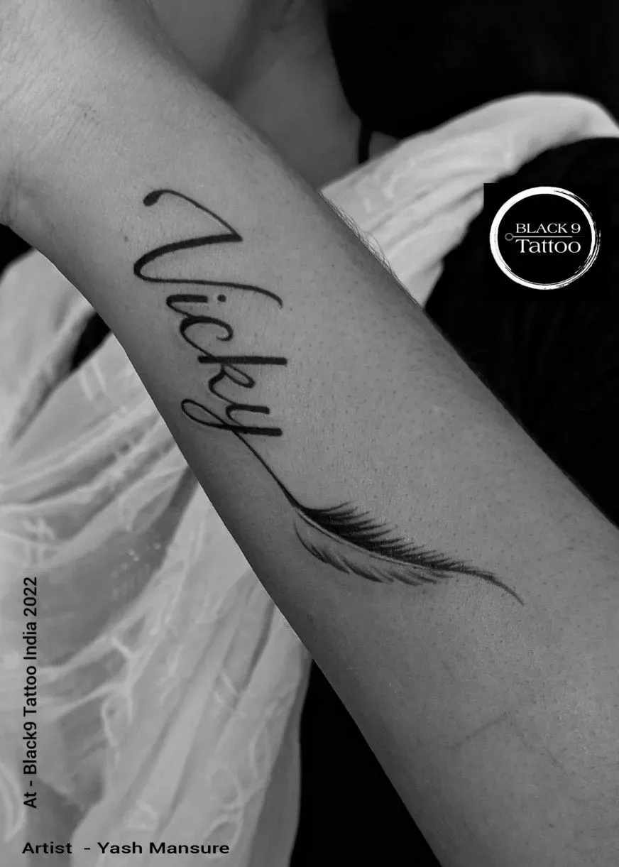 Why People Choose Tattoo Designs Featuring the Name Vicky