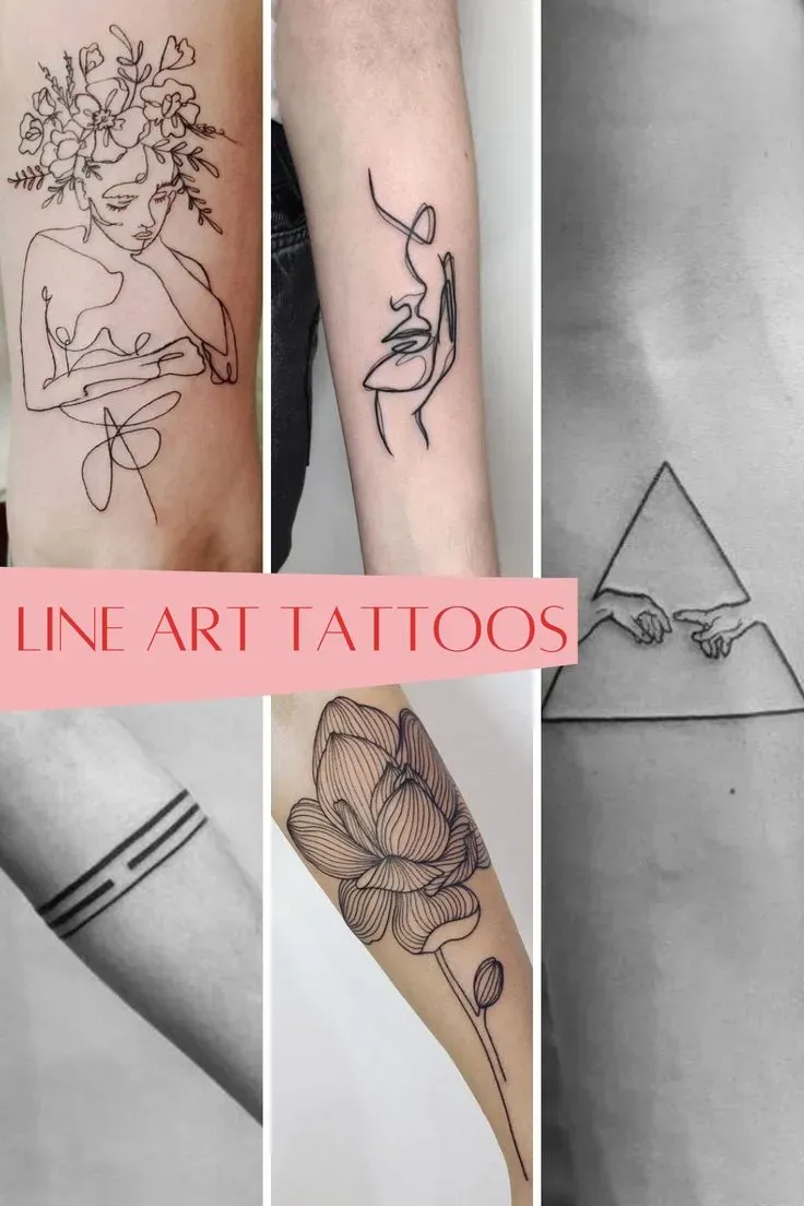 Why Simple Line Art Tattoos Stand Out